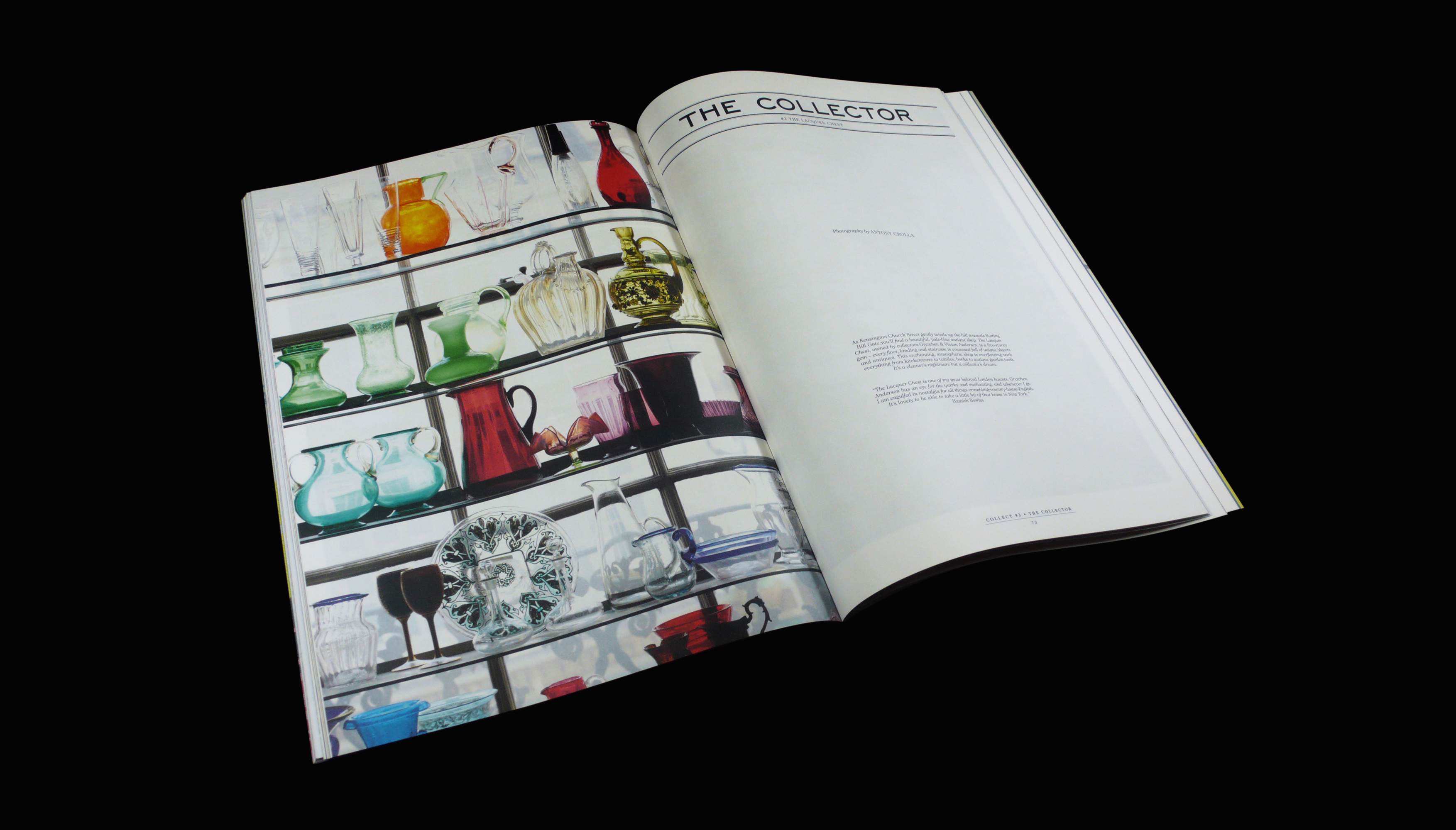 responsible for the magazine from conception to completion